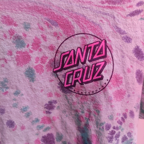 SANTA CRUZ WAVY T SHIRT SIZE SMALL - Picture 4 of 5